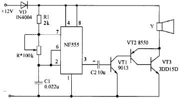 摩托車(chē)（電動(dòng)車(chē)）電子喇叭的制作