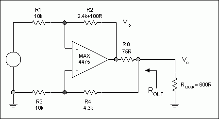 圖4. 例1 (為簡單起見，沒有標出電源去耦)