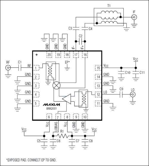 MAX2051: Typical Application Circuit MAX2051: Typical Application Circuit