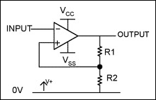 圖4. 具有滯回的簡單電路