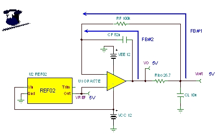 圖3：具有雙通道反饋的RISO：發(fā)射極跟隨器。