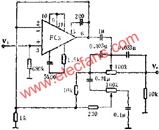 FC3集成電路作音調控制的應用  www.makelele.cn