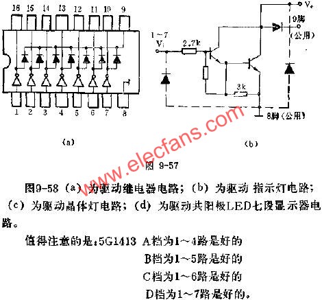 5G1413線路形式和外引線功能排列線路圖  www.makelele.cn