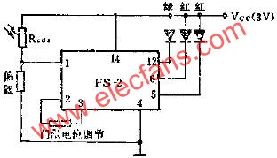 FS-2電測(cè)光集成電路的應(yīng)用電路圖 www.makelele.cn