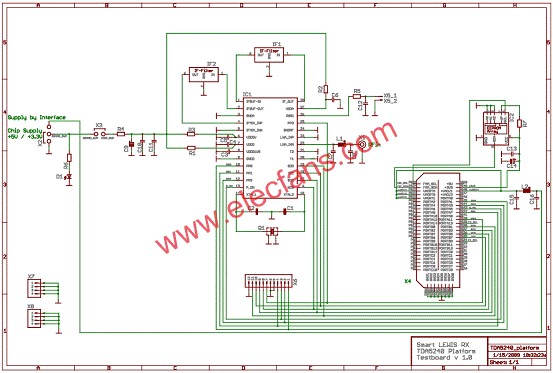 圖13.TDA5225評估板v1.0電路圖  www.makelele.cn