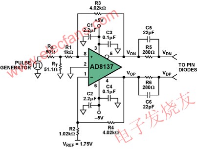 PIN二極管驅(qū)動器原理圖 www.makelele.cn