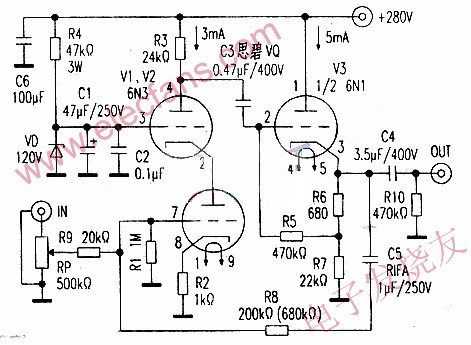 共陰——柵地級聯(lián)電路 www.makelele.cn