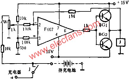 充電自控電路圖 www.makelele.cn