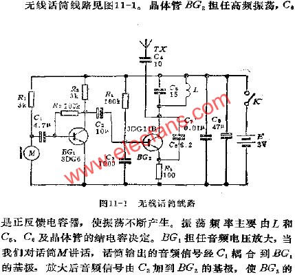 無線話筒電路  www.makelele.cn