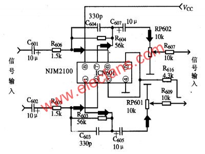 NM2100日本JRC公司生產(chǎn)音頻信號放大集成電路   www.makelele.cn