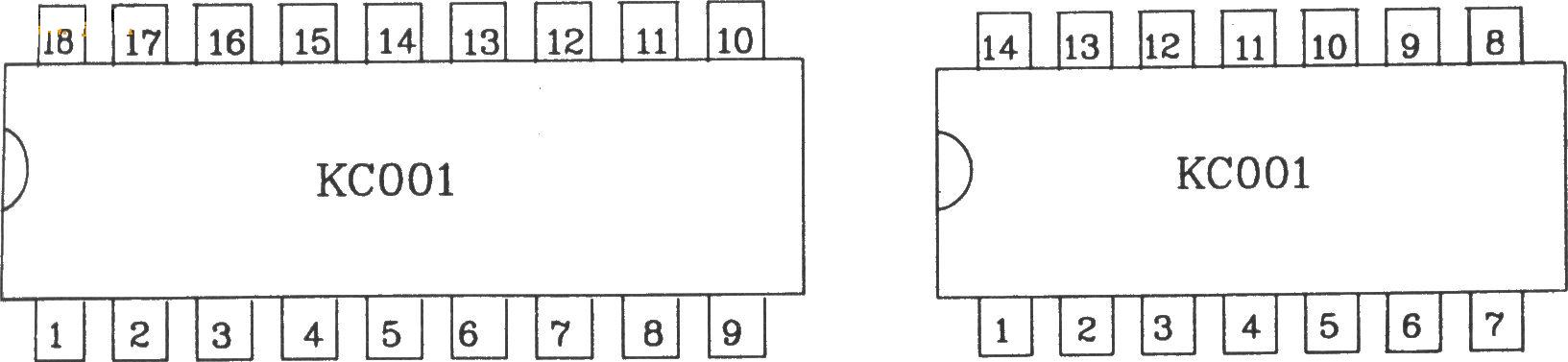 雙列直插l8腳封裝和雙列直插l4腳封裝  www.makelele.cn