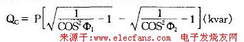 無功就地補(bǔ)償量的計(jì)算 www.makelele.cn