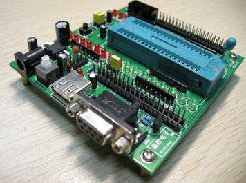 KC-101 51/AVR單片機(jī)最小系統(tǒng)核心板 側(cè)視圖