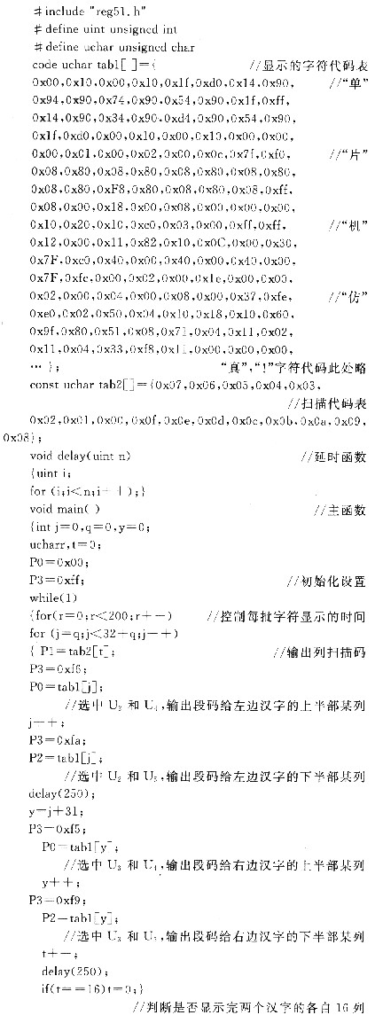 C語(yǔ)言源程序