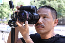 4．仔細確認合焦情況，釋放快門