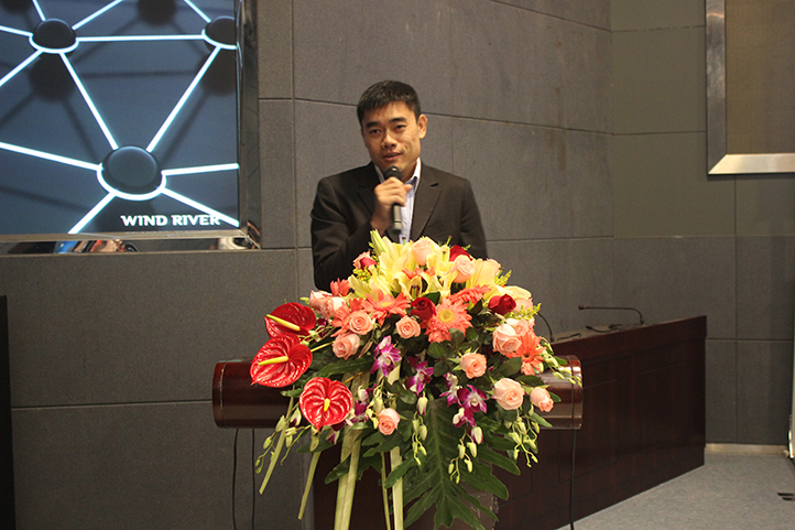 風(fēng)河蘇建豪經(jīng)理在物聯(lián)網(wǎng)論壇上演講。