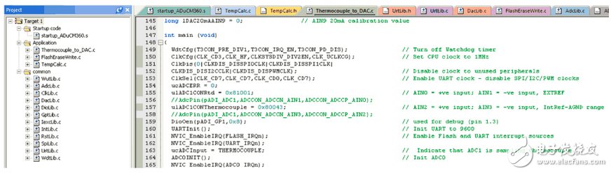 圖6. 通過(guò)分段線性逼近法利用ADuCM360/ADuCM361所測(cè)52個(gè)校準(zhǔn)點(diǎn)時(shí)的誤差