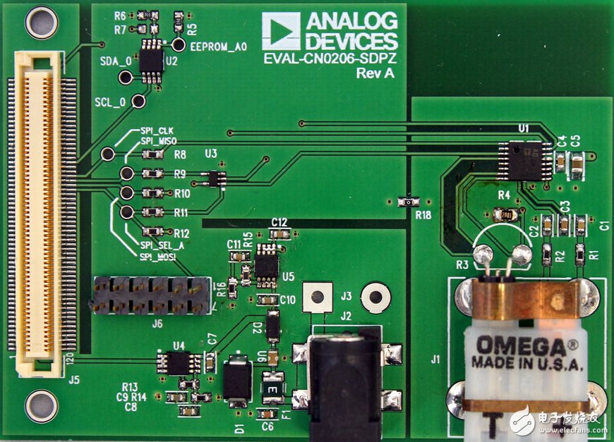熱電偶溫度測量系統(tǒng)電路圖，耗用電流低于500μA