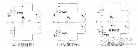 圖3 S1導(dǎo)通、S2關(guān)斷時(shí)的等效電路