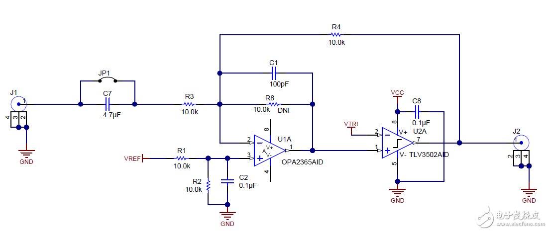 模擬PWM發(fā)生器設(shè)計(jì)電路圖:5V 500kHz PWM輸出