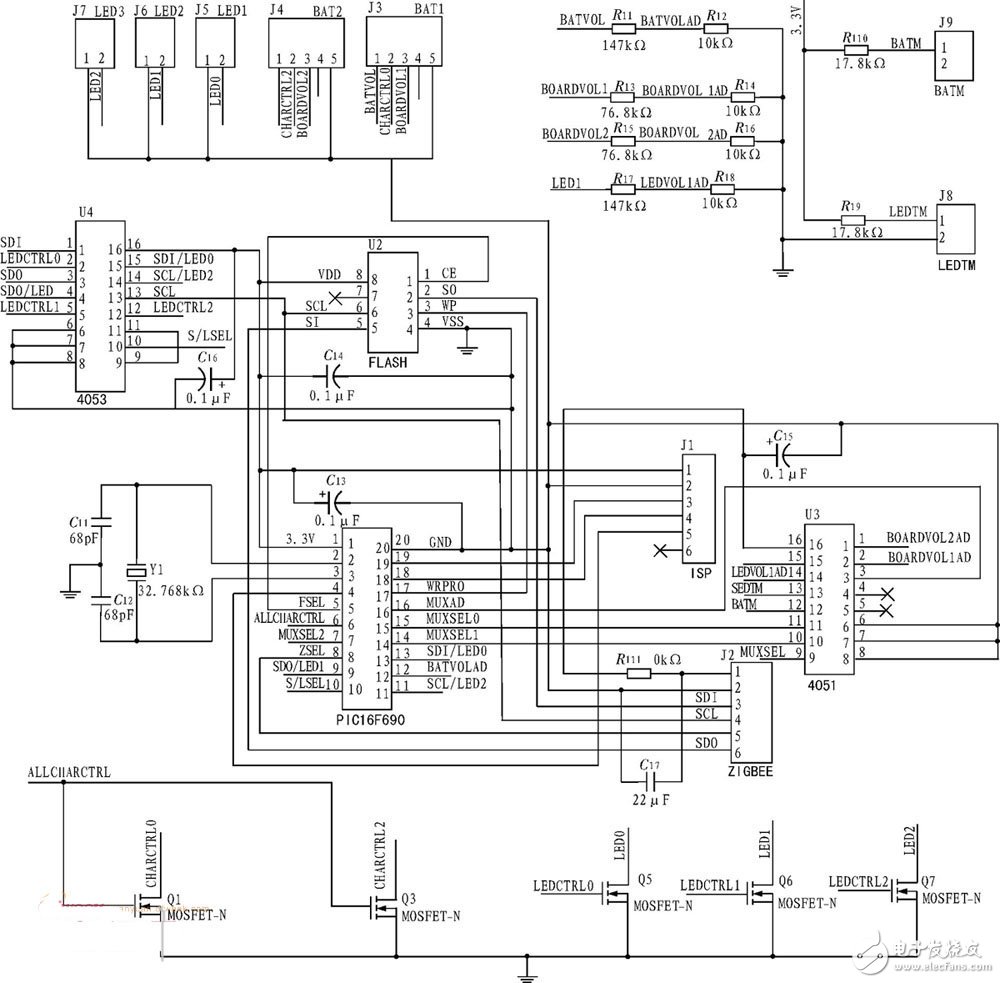太陽能路燈控制系統(tǒng)硬件框架