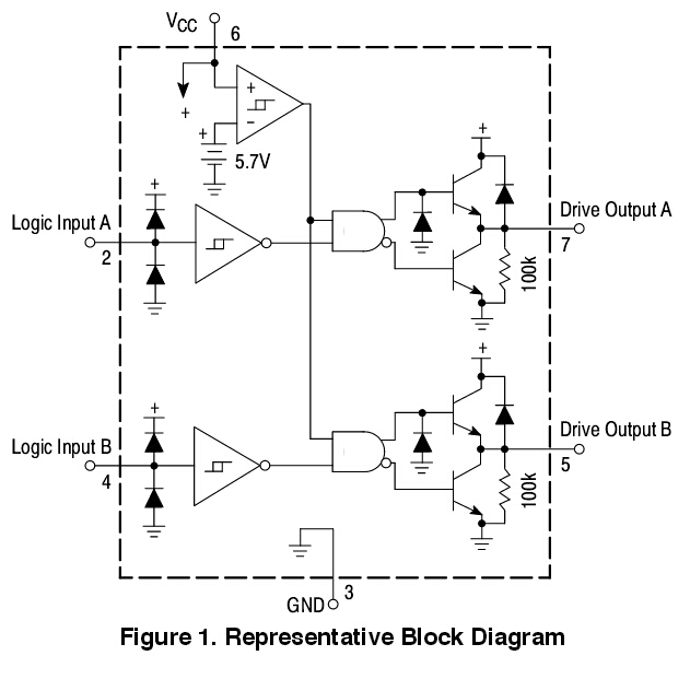 MC33151 雙通道高速M(fèi)OSFET驅(qū)動器