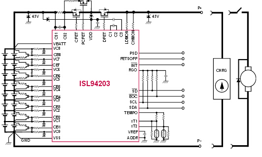 【intersil】電池保護(hù)、監(jiān)控與平衡解決方案