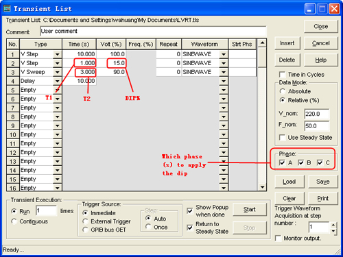 使用MX/RS配套軟件設(shè)置LVRT的參數(shù)