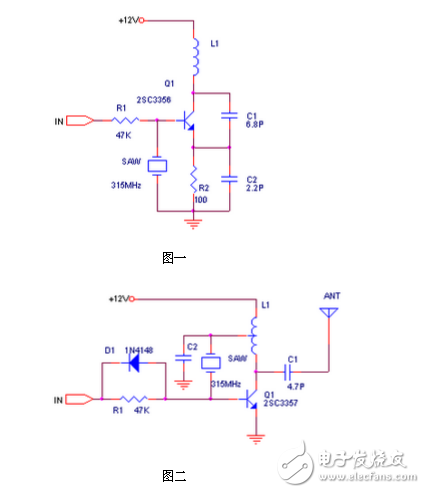 無線發(fā)射接收電路設(shè)計
