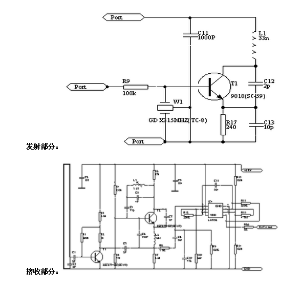 簡單無線發(fā)射接收電路設(shè)計