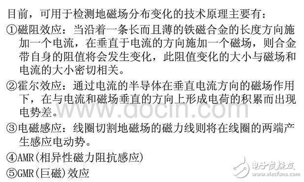 詳解地磁感應器原理/應用及優(yōu)缺點