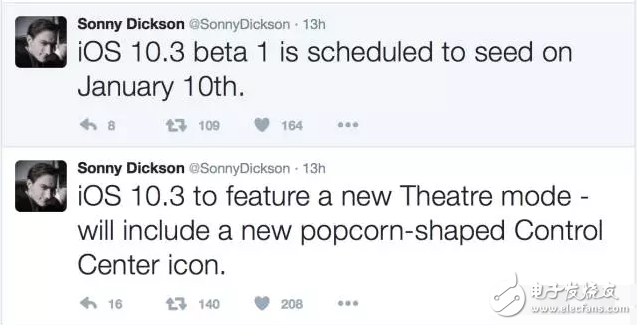 可能并沒有iOS10.3，但為防止越獄，今天或?qū)⑼扑蚷OS10.2.1