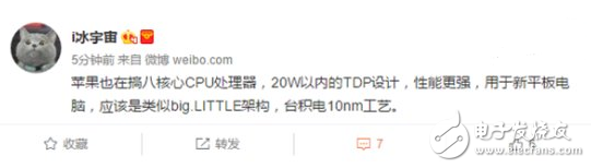 新iPad或?qū)⒋钶d蘋(píng)果正在研發(fā)的10nm工藝八核處理器