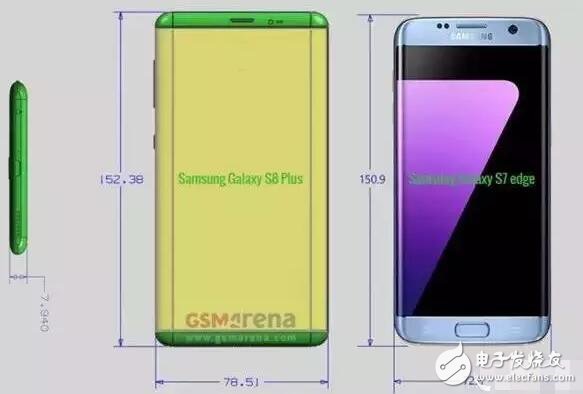 震驚！三星S8和S8 Plus最新消息，尺寸+渲染圖全曝光！