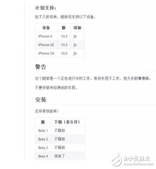 iOS10.3會(huì)出越獄？太不靠譜了，不要輕易相信！