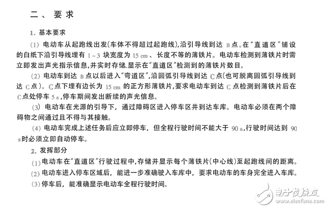 2003年 E題-簡易智能車獲獎作品