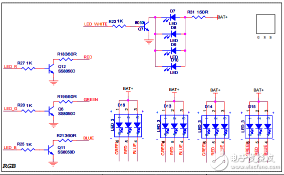 萌寵氣囊燈原理圖