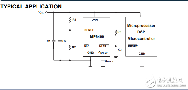 mp6400低靜態(tài)電流可編程的Delay監(jiān)控電路