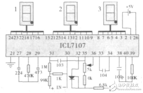 基于ICL7107的多路多用儀表的設(shè)計(jì)