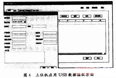 USB的數(shù)據(jù)接收界面