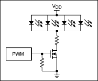 圖5. 簡(jiǎn)單的PMW控制電路