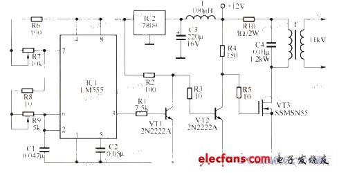 直- 交流電源（10kv）轉(zhuǎn)換電路