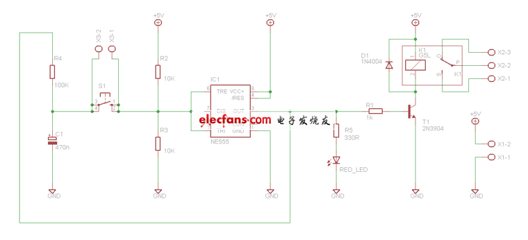 軟接觸開(kāi)關(guān)電路圖