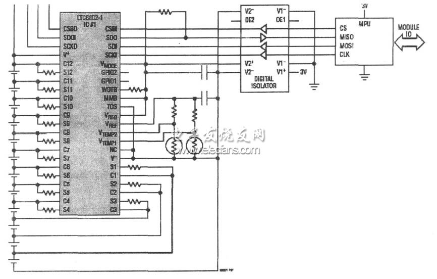 LTC6802應(yīng)用實例電路