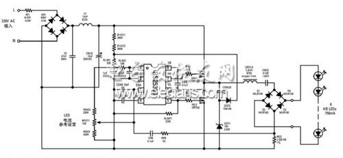 IRS2530D離線LED控制電路