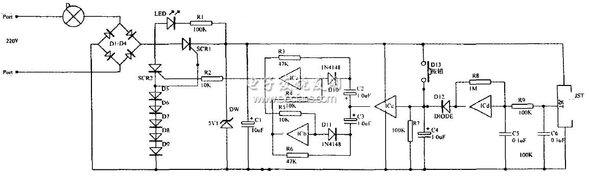 低功耗萬(wàn)能遙控輕觸開(kāi)關(guān)電路