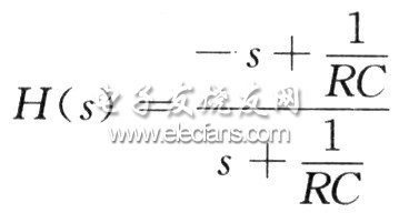 帶阻濾波器的幅頻