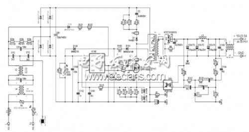 NCP1236 應(yīng)用在65W Notebook Adaptor 之線路圖