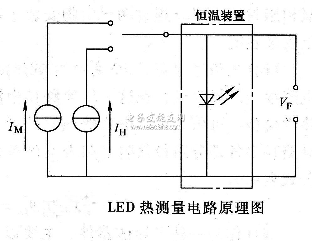 LED熱測(cè)量原理電路