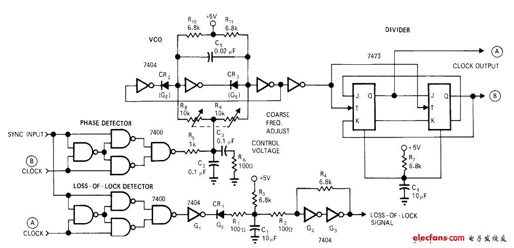 失鎖監(jiān)視器電路